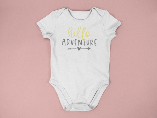 baby onesie mockup lying on a flat surface a15264 11