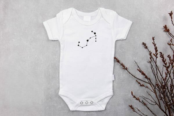 Personalised Star Sign – Baby Grow