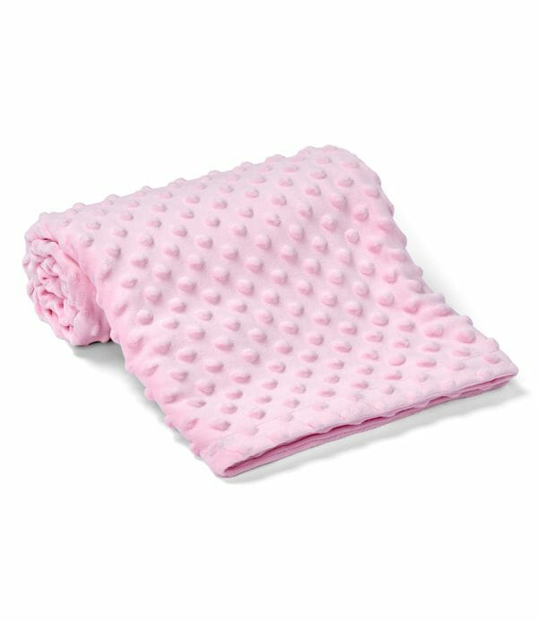 Personalised Embroidered Blanket – Pink Colour