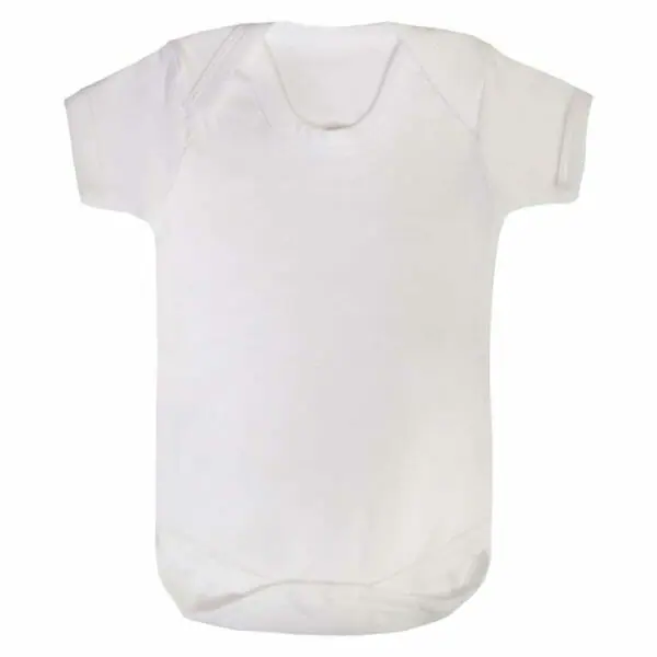 Personalised Embroidered White Baby Vest